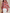 Effortless Chic Ribbed-Knit Cape Top & High-Waist Red & White Trouser Set