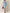 Stylish Color-block Striped Midi Dress With A Side-slit Hem